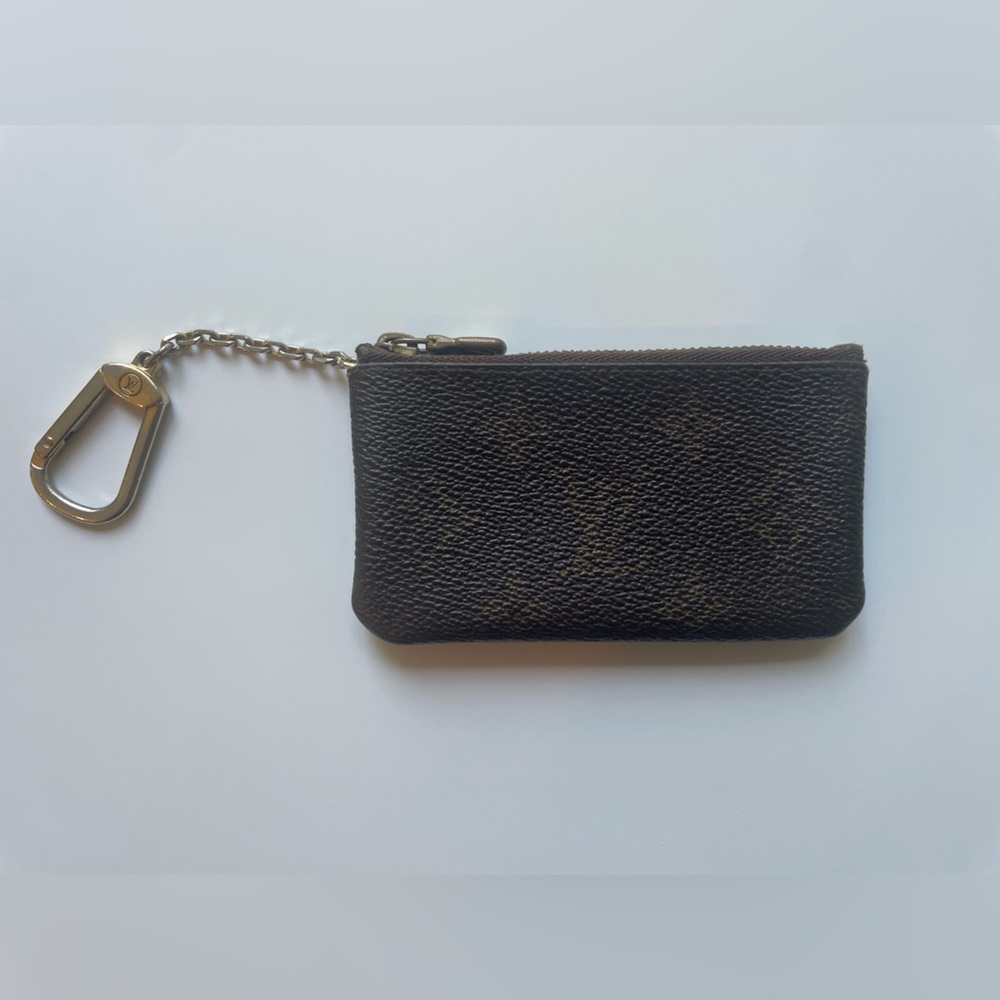 Louis Vuitton Black and Gold Key Pouch